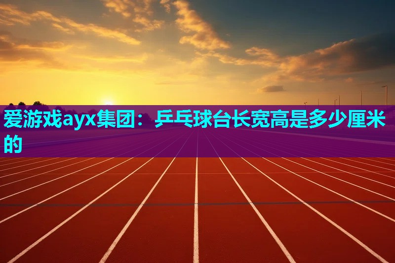 爱游戏ayx集团：乒乓球台长宽高是多少厘米的