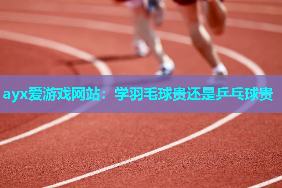 学羽毛球贵还是乒乓球贵